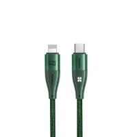PROMATE ICORD-PD20 20W Power Delivery High Tensile Strength Lightning Cable (GREEN)