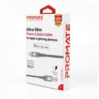 PROMATE Nervelink-i Ultra-Slim Power and Data Cable with Lightning Connector ( GREY )