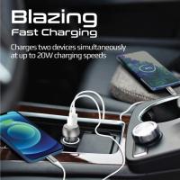 promate DriveGear-20W ( 20W Quick Charging Mini Car Charger )