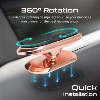 MAGNETTO-3 ROSEGOLD 360o Cradle-Free Magnetic AC Vent Mount