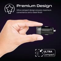 Promate 20W Mini Car Charger with Power Delivery