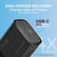 PROMATE 20W Power Delivery USB-C Wall Charger