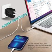 PROMATE 65W Power Delivery GaNFast™ Charging Adaptor