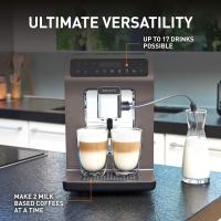  KRUPS EA895N40 EVIDENCE ONE Dual-up function for two café-style creamy white coffee in one touch 