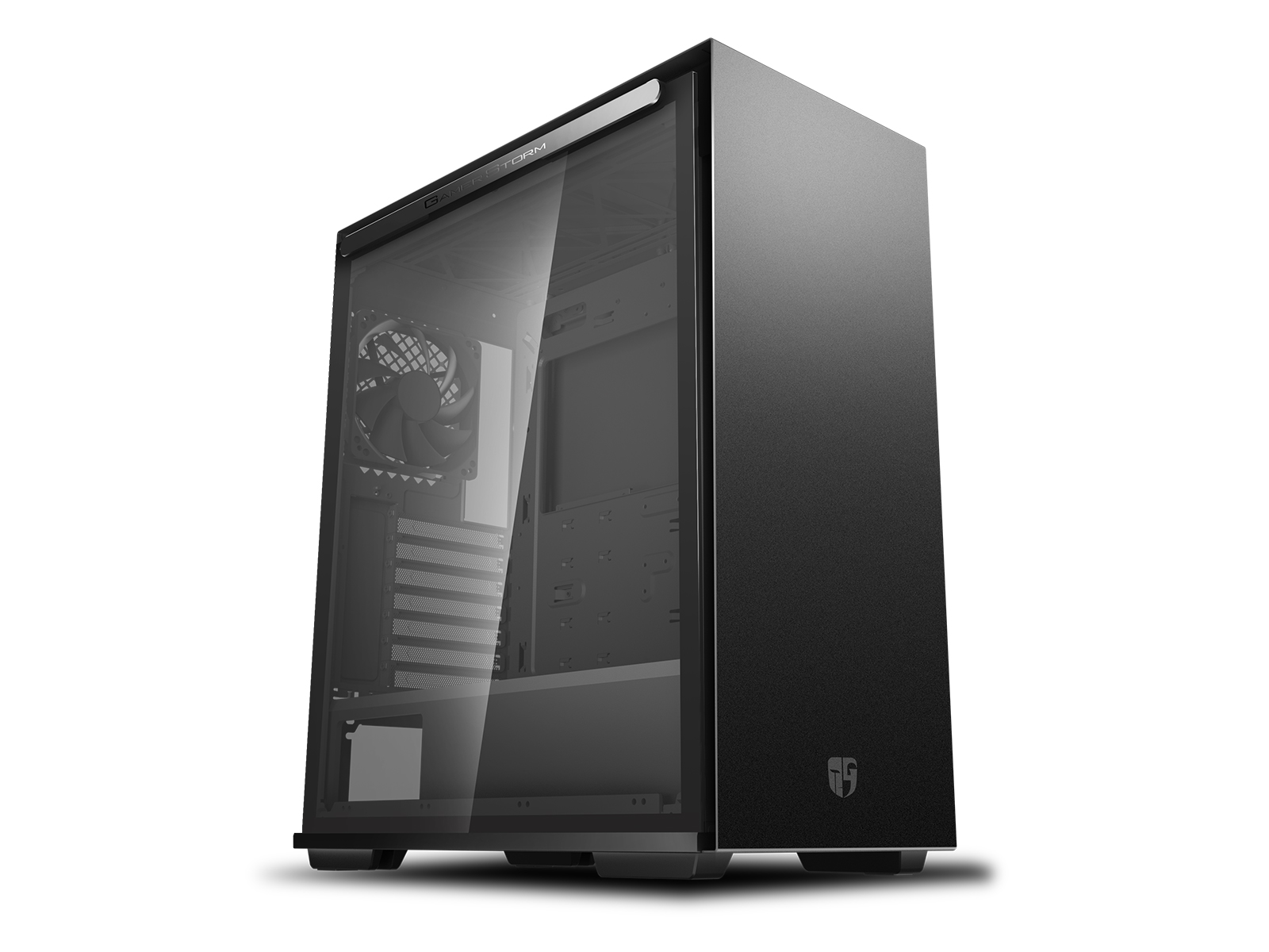 DeepCool Gamer Storm MACUBE 310 Black ATX Mid Tower Case Full-Size Magnetic Tempered Glass Built-in Fan Hub and Graphics Card Holder