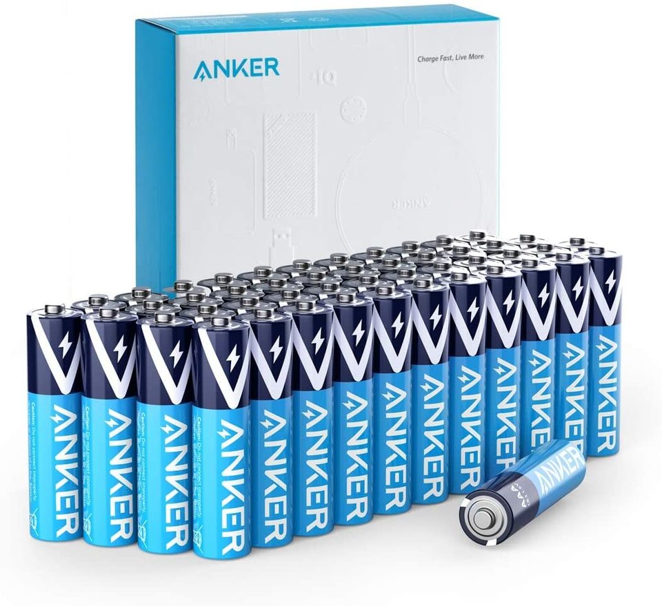 ANKER Alkaline AAA Batteries - 48 Pack