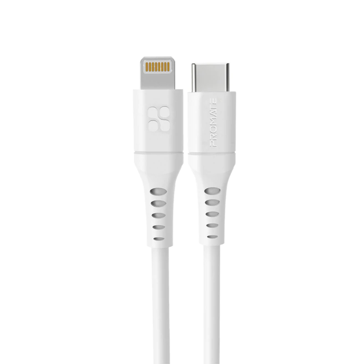 promate PowerLink-300 ( 20W Power Delivery Fast Charging Lightning Cable ) white