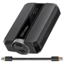 "Neo-10Uni.Black 10000mAh Power Bank w/ 30W PD USB-C input/output port, 27W PD Lightning & 30W PD USB-C input/output bidirectional cable." 