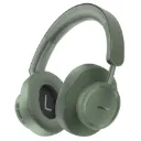 "Takt.MidnightGreen High Fidelity Wireless Bluetooth V5.4 Headphones, 12hrs playtime, Fabric & Leather Construction" 