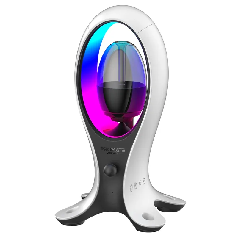 [Alpha-X] "Alpha-X 5W BT5.2 Speaker Headset Stand with RGB & USB Expansion, built-in Mic, USB-C Port, 2 * USB-A ports, supports TWS, 11 RGB Modes"