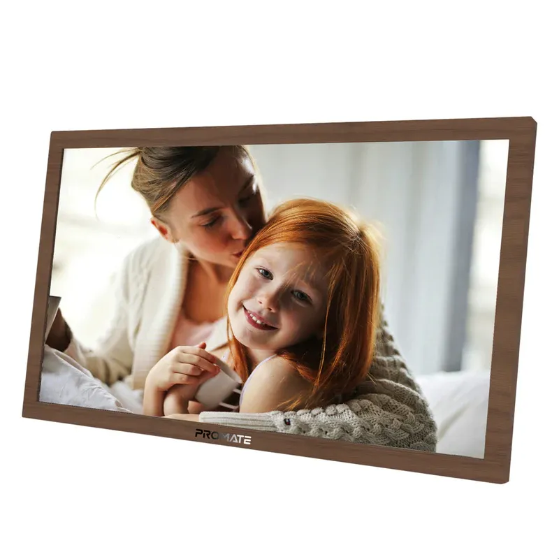 "Memoria-15.Pine 15.6"" Full HD Multimedia Digital Photo Frame, 32Gb built in storage, Wireless connectivity, USB/TF Card Support." 