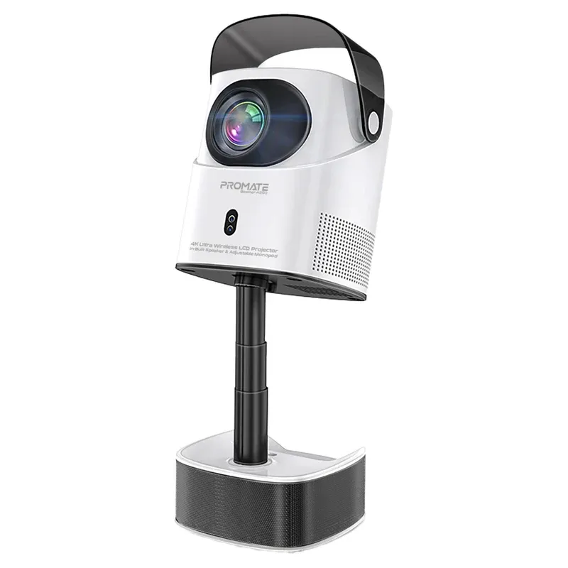 [Beamer-A250.EU] "Beamer-A250.EU Wireless 4K Ultra HD DLP Projector with Built-in HiFi Speaker, 250ANSI Brightness, Motorized Height adjustment" 