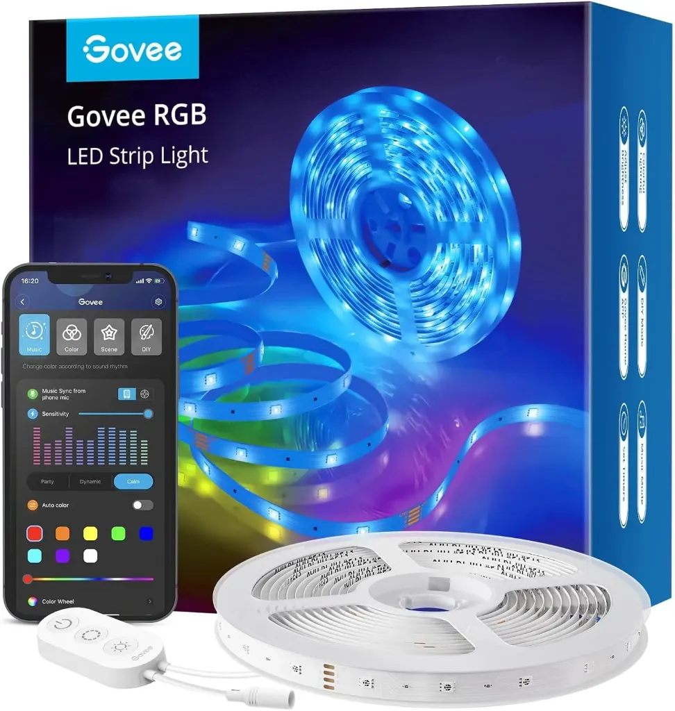 [GV-LSL-5M-3S6K] Govee Alexa LED Strip Lights 5m