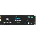 ACER PREDATOR GM7 2TB SSD M.2 2280 Pcle Gen 4x4 NVMe 2.0 Read Speed  Up to 7200 MB/s.