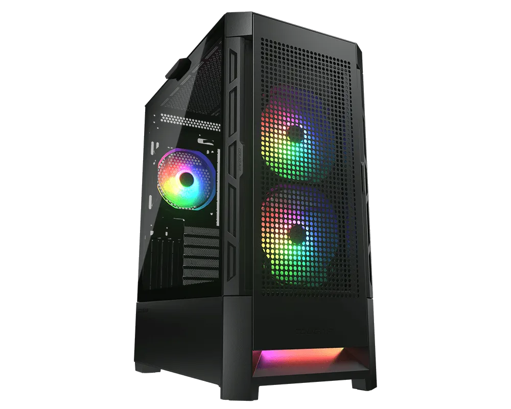 [385ZD10.0004] Cougar Case Airface RGB (Black)