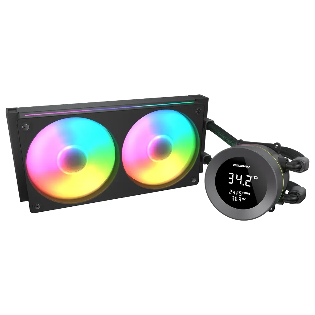 [3MPVA240.0001] Cougar cooling Poseidon Vistek ARGB 240