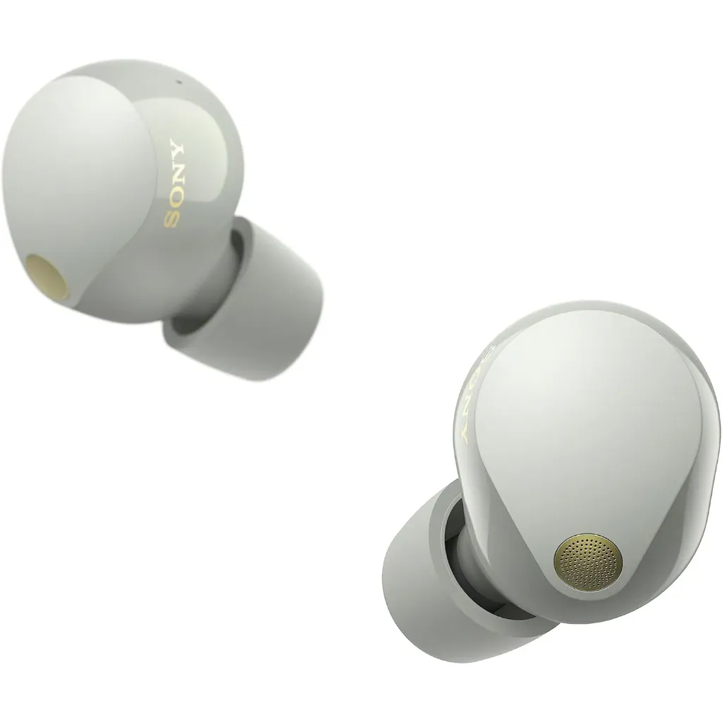 [WF1000XM5/SCE] Sony WF-1000XM5 Wireless Noise Cancelling Earbuds, Bluetooth, In-ear Headphones, Mic, Up to 24 Hours Battery Life, Quick Charge, IPX4, iOS and Android Compatible - Silver