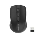 Compact Ergonomic Wireless Mouse with 3 Adjustable DPI levels, BLACK